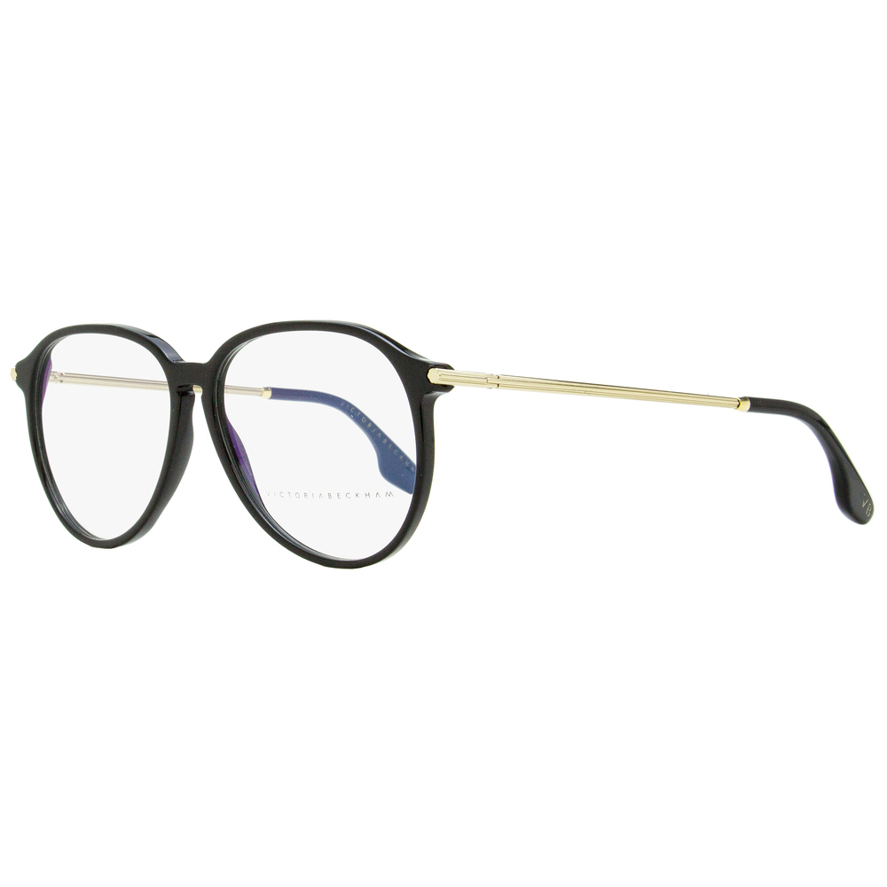 Victoria Beckham Aviator Eyeglasses VB2606 001 Black/Gold 57mm 2606